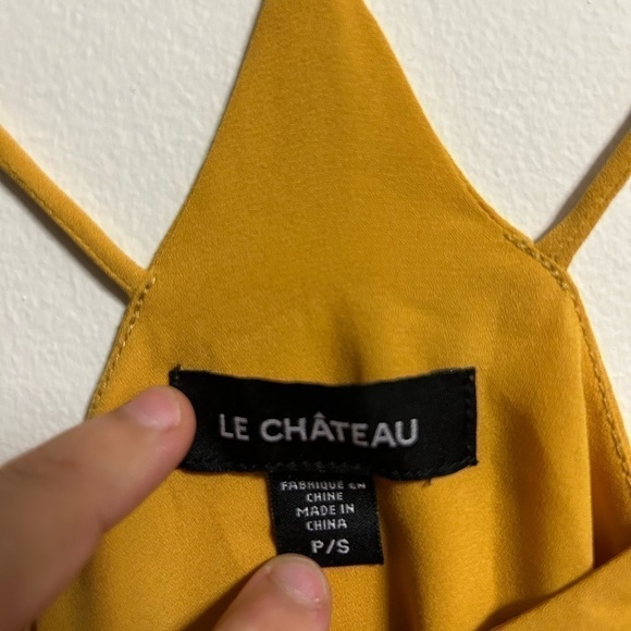 Le Chateau Yellow Camisole Tank - Picture 3 of 3